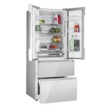 یخچال فریزر نقره ای تی سی ال مدل TRF-480ESG