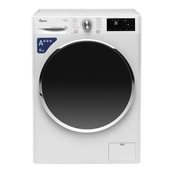 ماشین لباسشویی جی پلاس 8 کیلویی مدل GWM-R88W.KTL - تصویر محصول