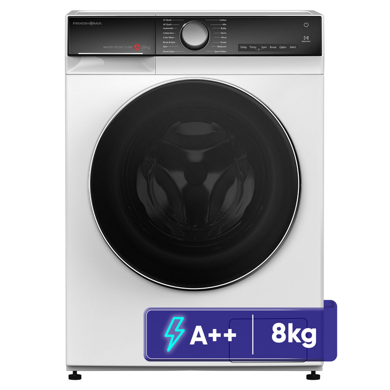 ماشین لباسشویی 8کیلویی پاکشوما TFB-86408WT