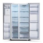 ساید بای ساید لئوکو هومباردار استیل روشن مدل ICE MAX -F3
