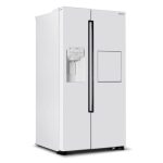 ساید بای ساید لئوکو هومباردار استیل روشن مدل ICE MAX -F3