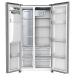 یخچال فریزر ساید بای ساید 27 فوت ایکس ویژن مدل HS550-WI/SI