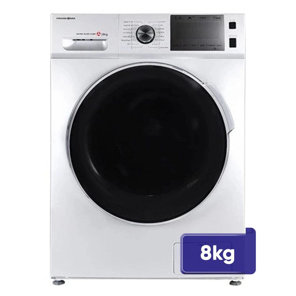 ماشین لباسشویی 8 کیلوگرم اتوماتیک پاکشوما مدل BWF 40803 WT