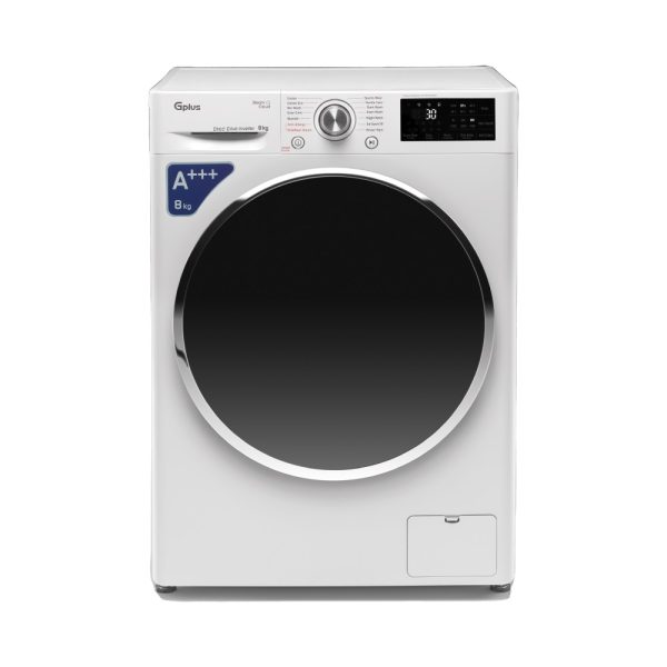 ماشین لباسشویی جی پلاس 8 کیلویی مدل GWM-R808W.N - تصویر محصول