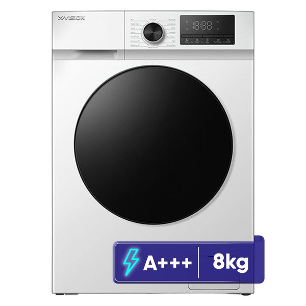 ماشین لباسشویی 8 کیلویی سفید ایکس ویژن مدل TF84-AWBL - تصویر محصول