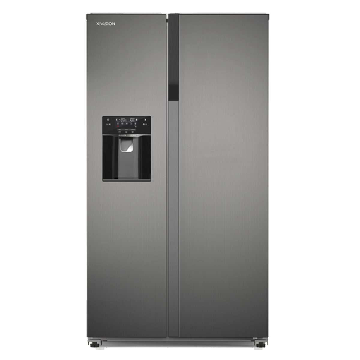 یخچال فریزر ساید بای ساید 28 فوت ایکس ویژن مدل HS600-WI/SI