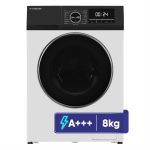 ماشین لباسشویی 8 کیلویی سفید ایکس ویژن مدل TM84-BWBL