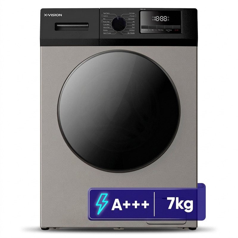 ماشین لباسشویی 7 کیلویی ایکس ویژن مدل TG72-BS - تصویر محصول
