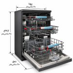 ماشین ظرفشویی 18 نفره دوو مدل DW-18440C